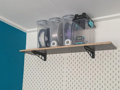 Ikea Skadis top mount shelf bracket 200mm &support