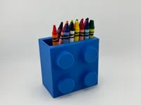Building Block Crayon Box - X1, P1, A1 .3mf
