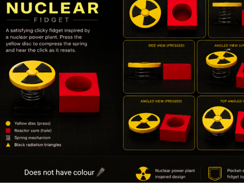 Nuclear Button Clicker Fidget