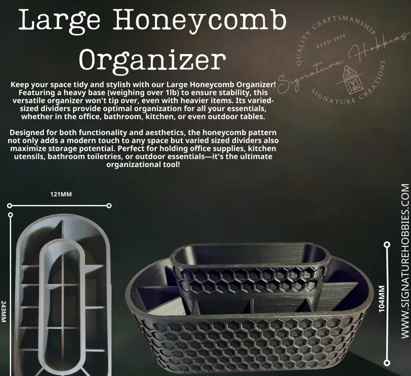 Large Honeycomb Organizer
