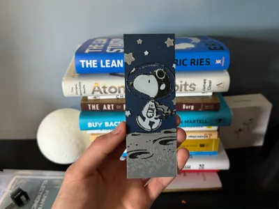 Snoopie Bookmark full color 