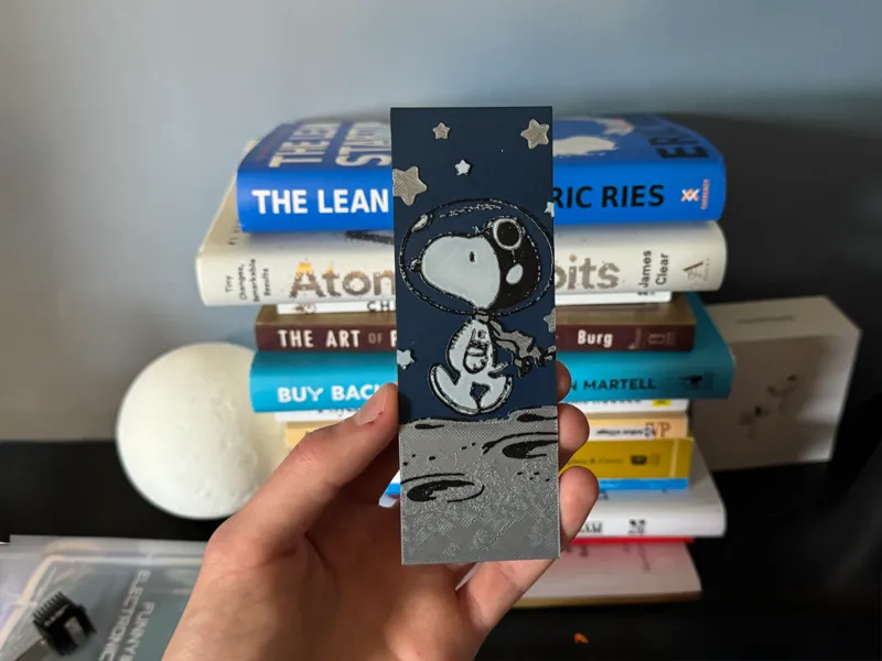 Snoopie Bookmark full color