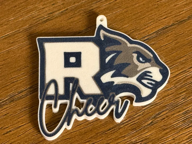Rogers Cheer Keychain
