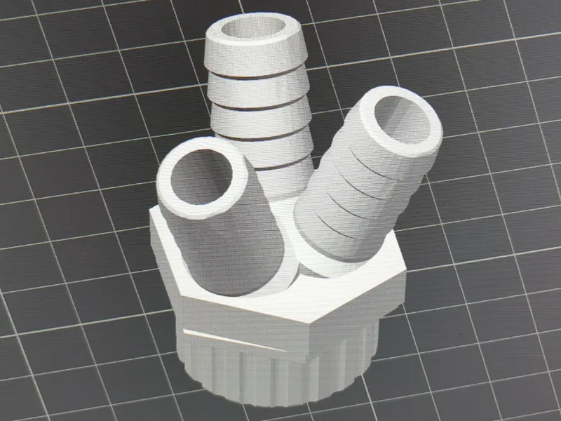 Garden Hose adapter to 3 1/2" OD Vinyl Hose Barb