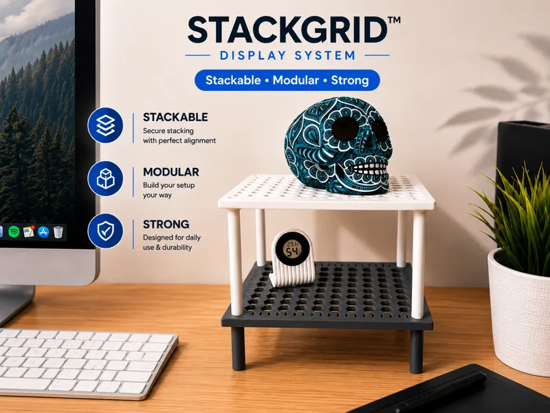 StackGrid Display System | Modular Display Stand