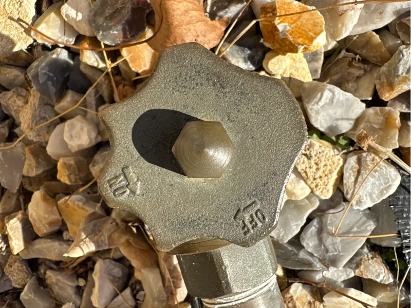 Western Australian mains water supply stop valve