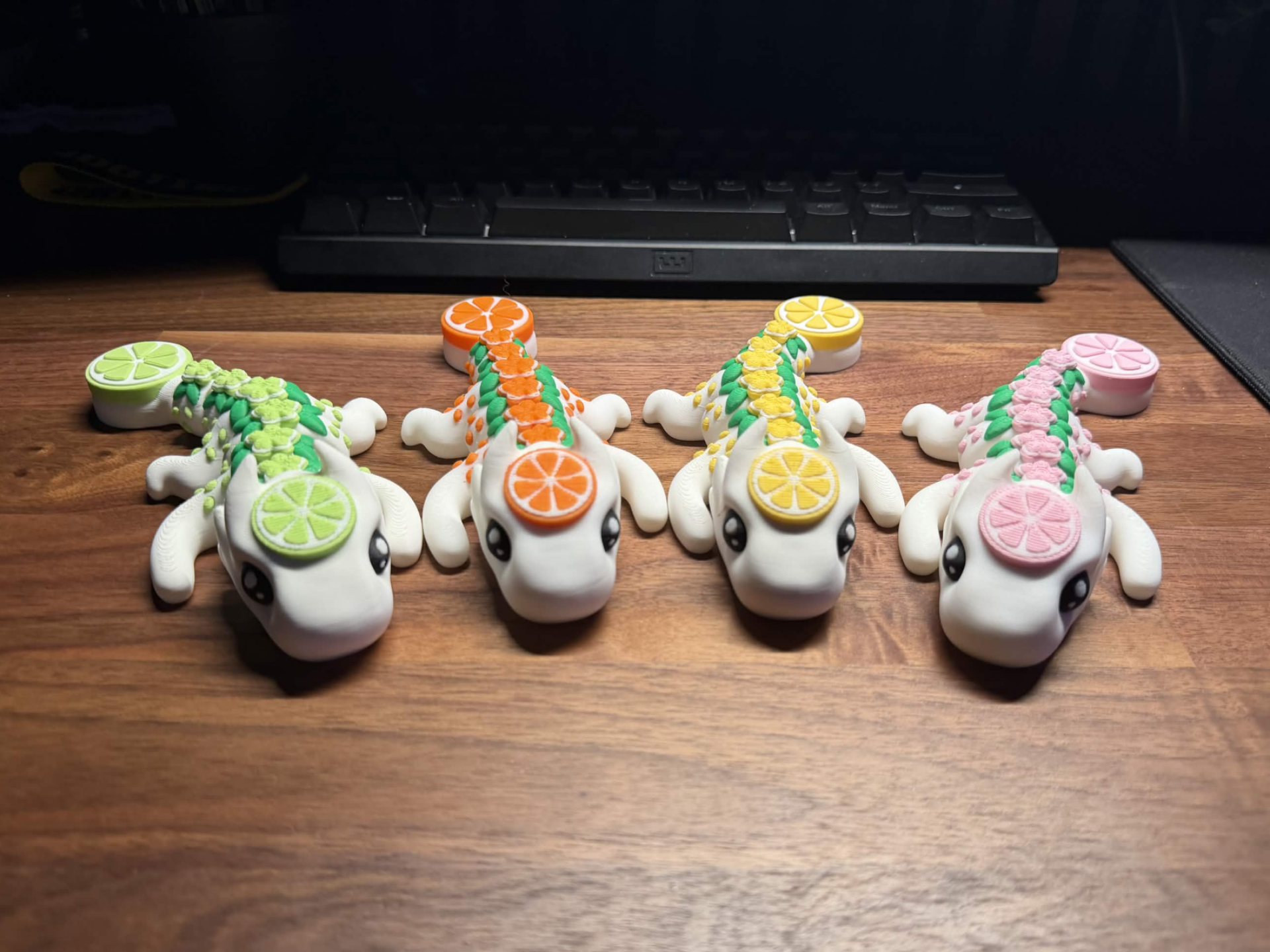 Baby Citrous Articulated Dragon - By Vixvvo3D