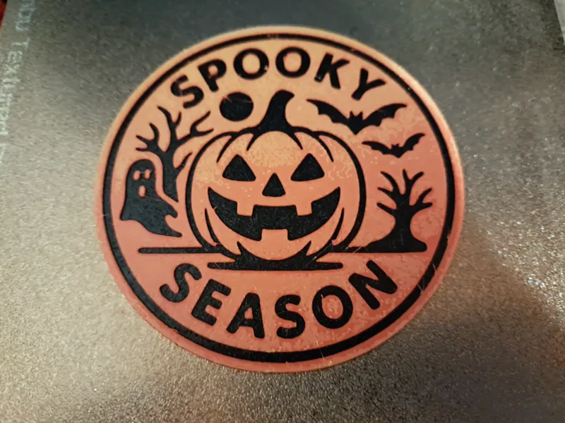 Halloween Coaster Spooky Season Pumpkin Ghost