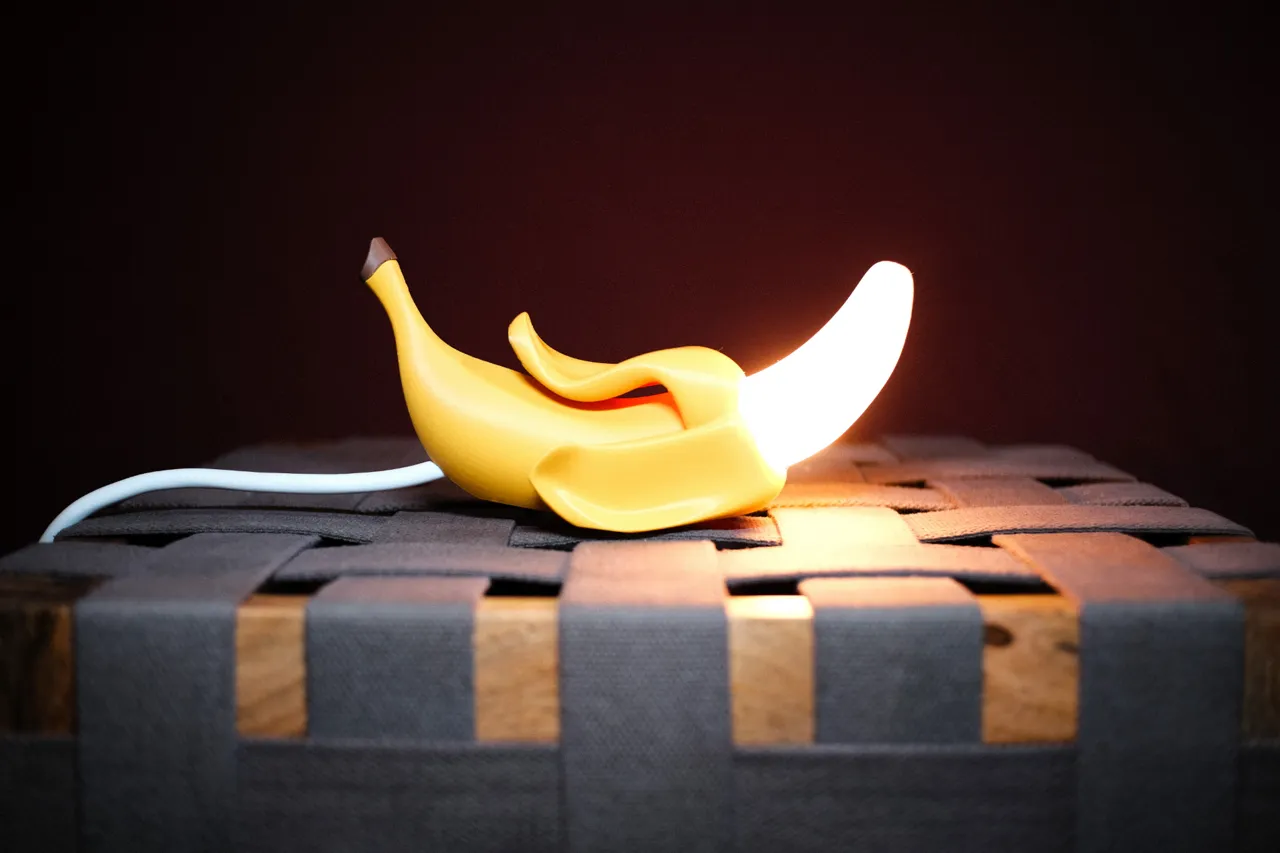 Peeled Banana Lamp view 4
