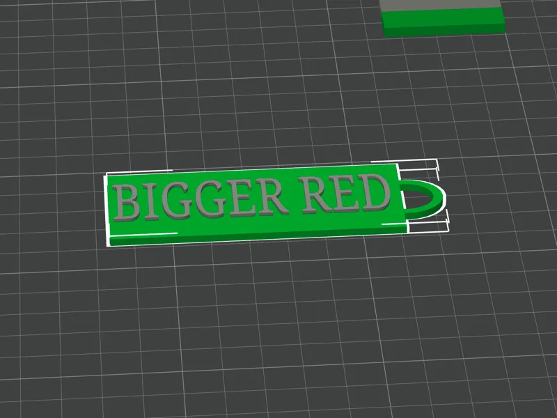bigger red keychain