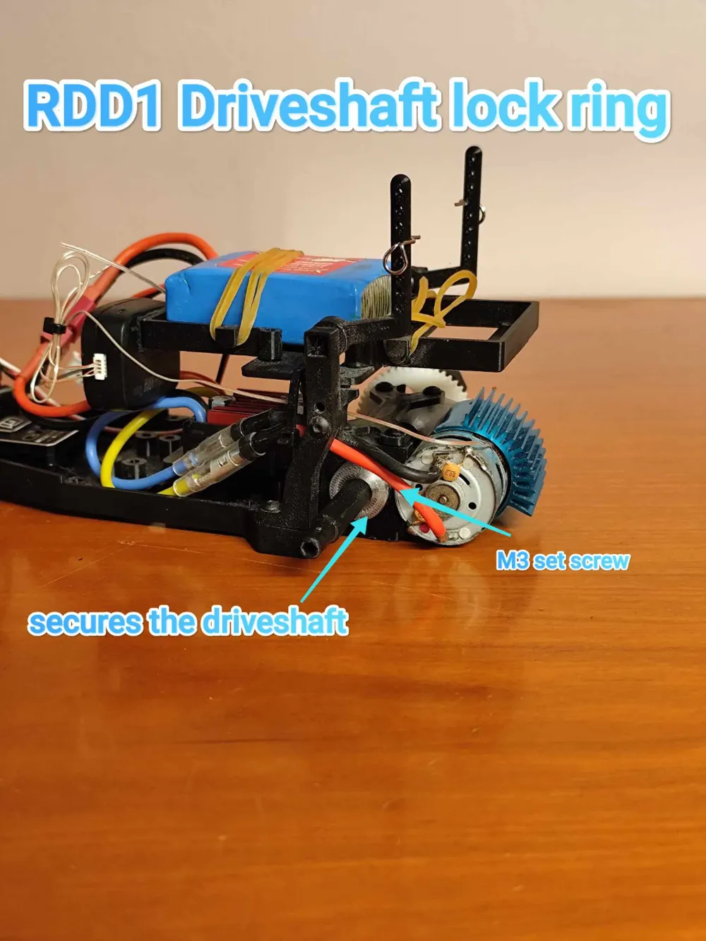 Lock Accessory For R D RDD1 Driveshaft lock ring - Free 3D Print Model - MakerWorld