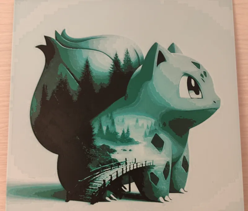001 Bulbasaur - Pokemon gen1 - Hueforge