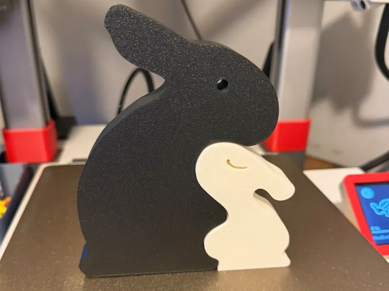 Two Bunnys Easter Decoration
