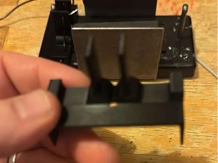 Wire holder for a Westminster style motor