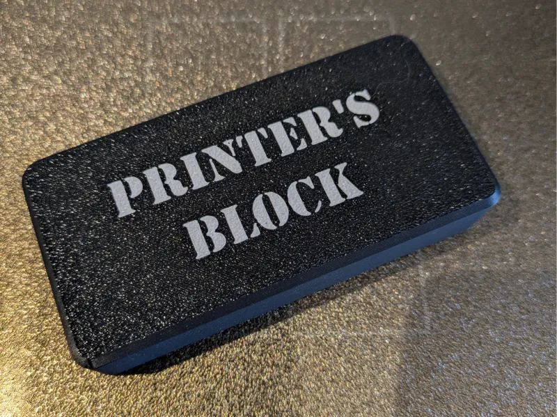 The Printer's Block