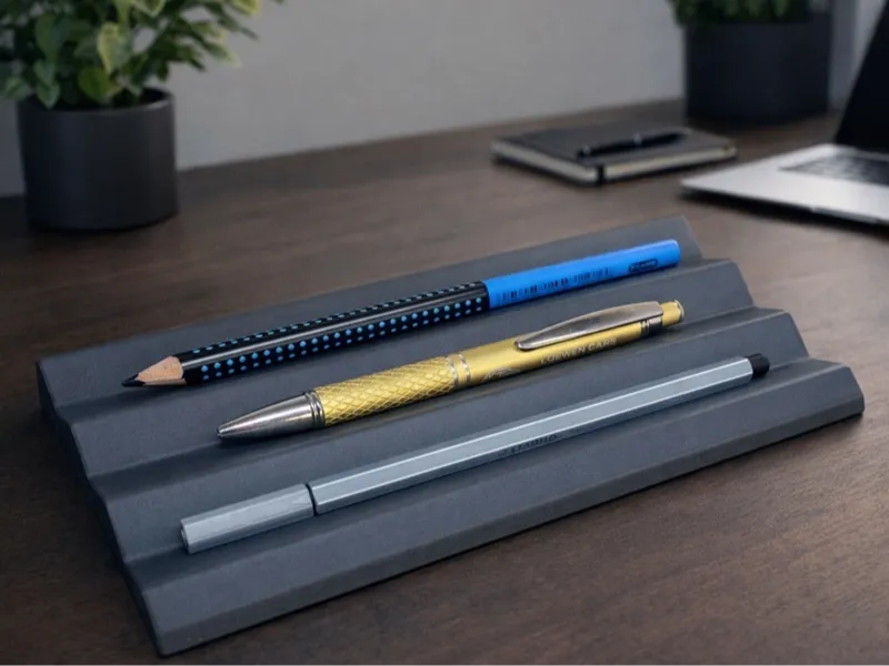 Moderner Stiftehalter, minimalistisch