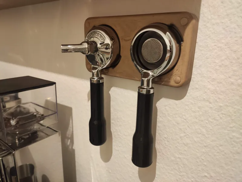 Portafilter Wall Mount, E61, 58 mm