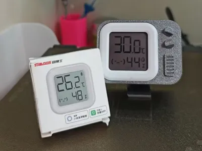 Mubo Shi Mi Home Thermometer Hygrometer AA (AAA) Battery Compartment Modification