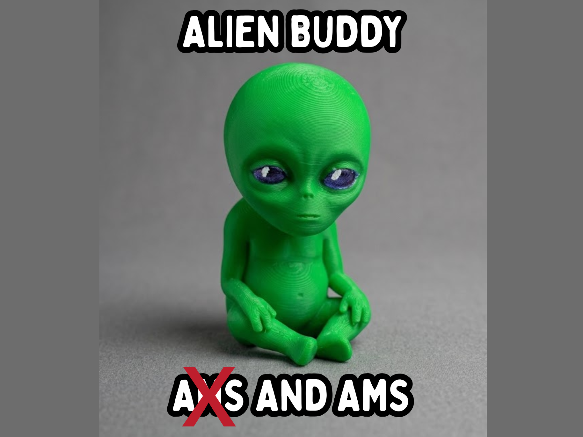 Alien Buddy — Cute Alien Figure