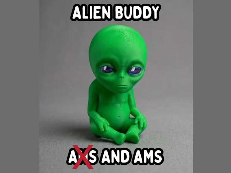 Alien Buddy — Cute Alien Figure