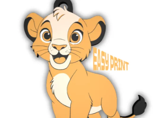 Keychain Simba |  El rey león (The lion king)