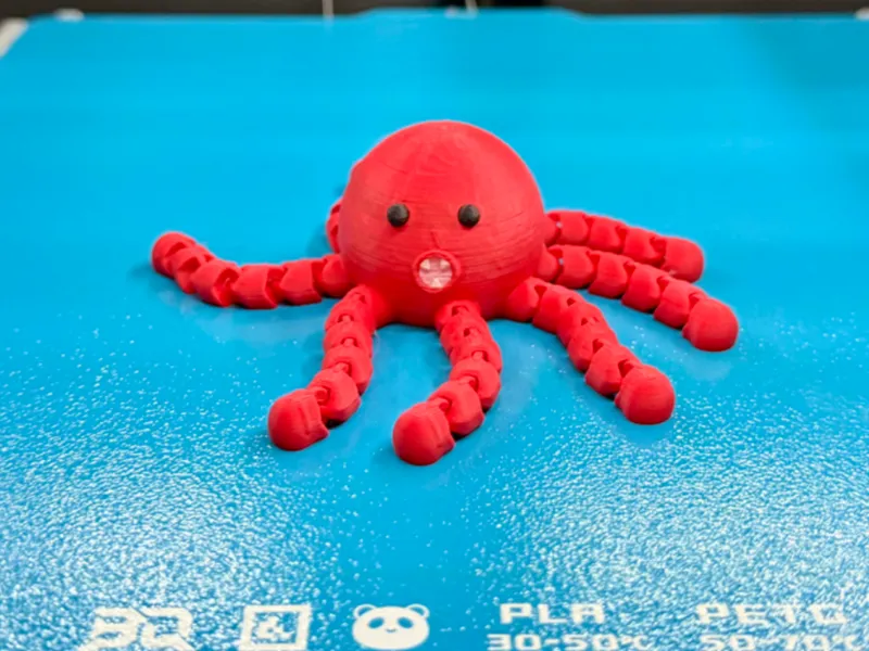 Cute Hungry Baby Octopus Flexi