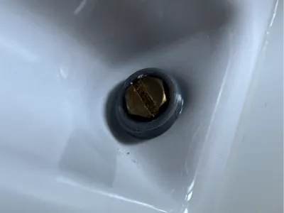 Bath Siphon Cover Screw Cap Holder