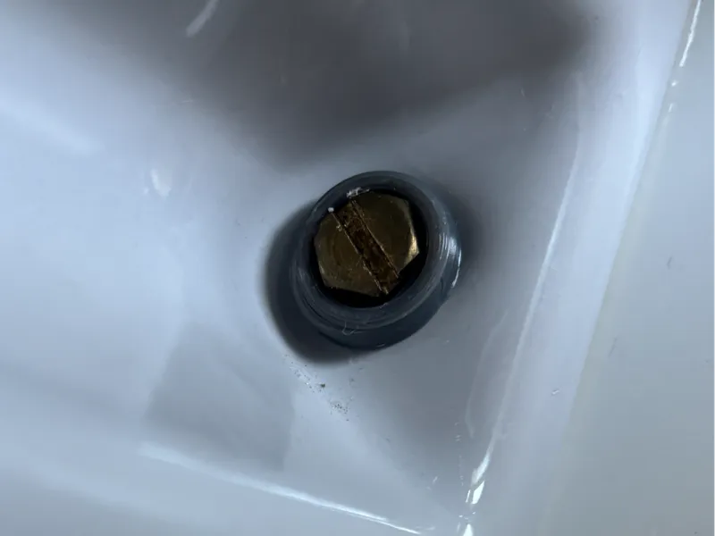 Bath Siphon Cover Screw Cap Holder