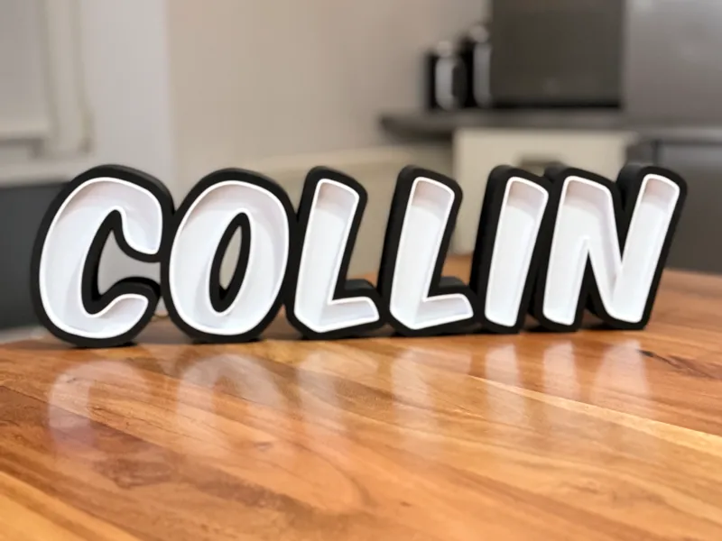 Collin LED Namenlampe Lightbox