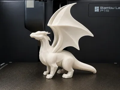 Modern Wyvern Statue