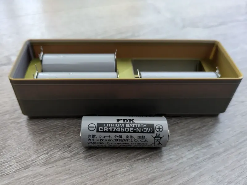 Gridfinity CR17450 Battery Compartment