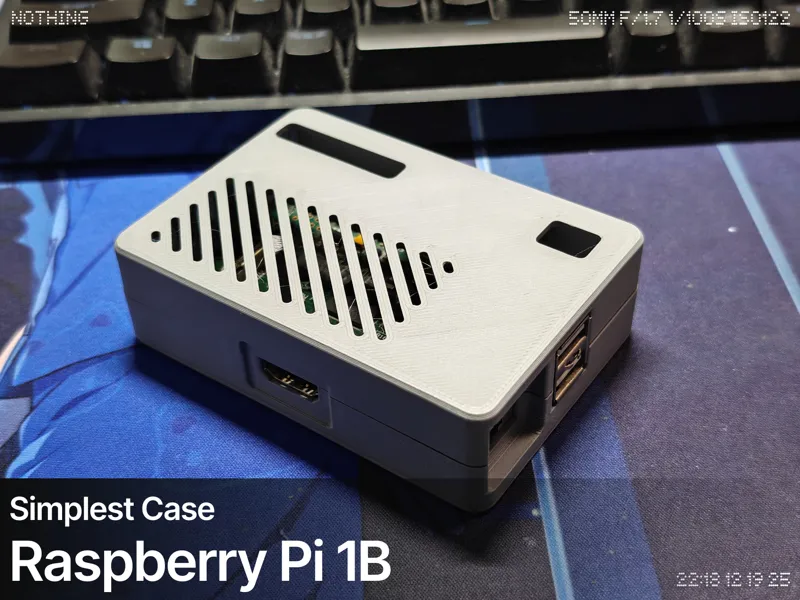 Simplest Raspberry Pi 1B Case