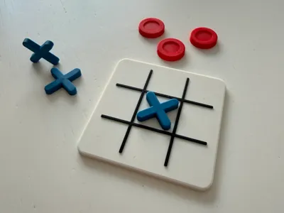 Magnetic Tic-Tac-Toe