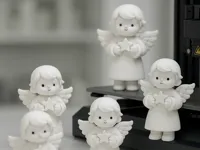 Petit ange à l'étoile de Noël — photo 1