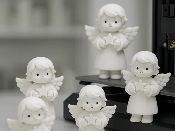 Petit ange à l'étoile de Noël