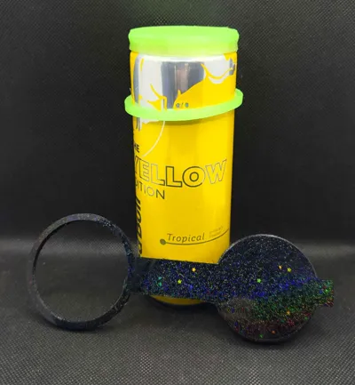 Skinny Can Lid with leash