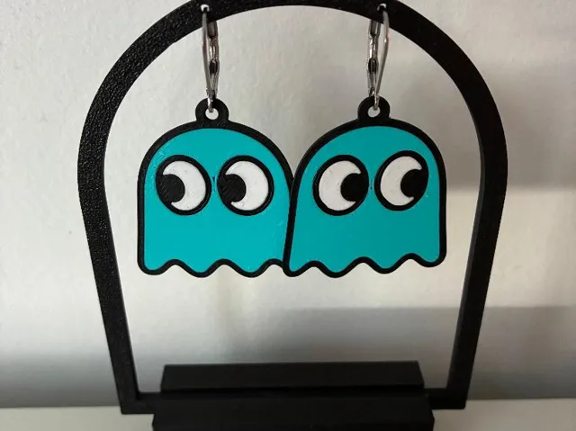 Pac-Man ghost earrings Jewelry