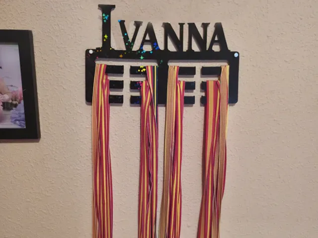 Personalized Medal Hanger |Fully Customizable Name