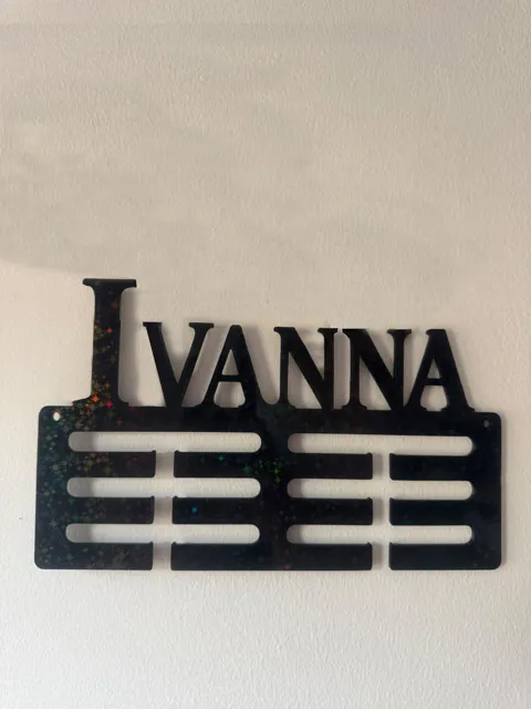 Personalized Medal Hanger |Fully Customizable Name view 2