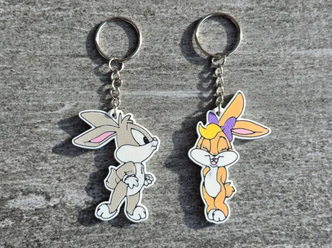 Bugs and Lola Bunny Keychain