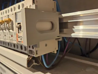 35mm DIN Rail Spacer Dummy Schrack