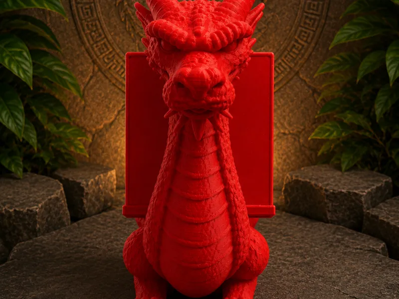 dragon book/phone holder
