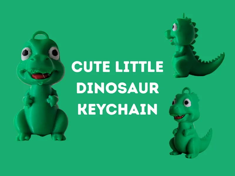 Cute Dinosuar Keychain