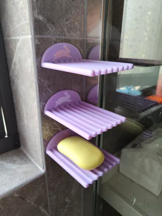 Bathroom soap draining tray (Running Rabbit)沥水托盘