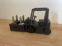 Forklift single coloured 