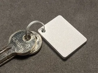 Keychain NFC tag 25mm holder with ring hole