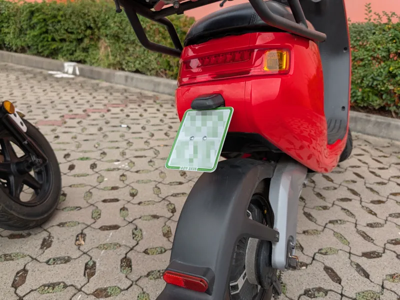Kennzeichenhalter Niu M1 Pro/Sport