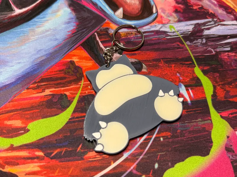 Snorlax Keychain 