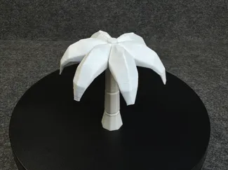 Low Poly Palm Tree
