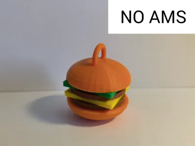 Customize burger trinket